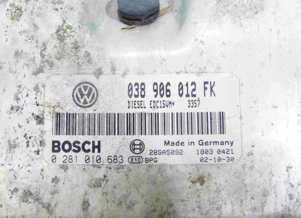riadiaca jednotka 0281010683 SEAT LEON I TOLEDO II 1.9 TDI