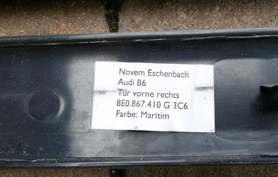 AUDI A4 B6 B7 lišty ozdobná ozdoba  GRANAT