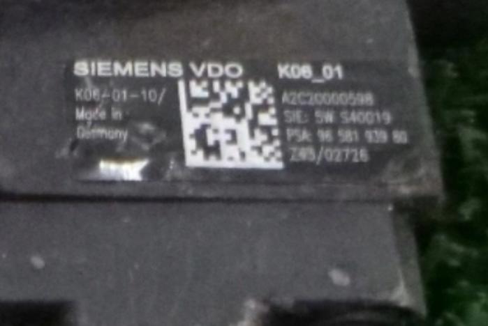 PEUGEOT CITROEN 2.0 HDI TDCI Pumpa vstrekovacia 9658193980