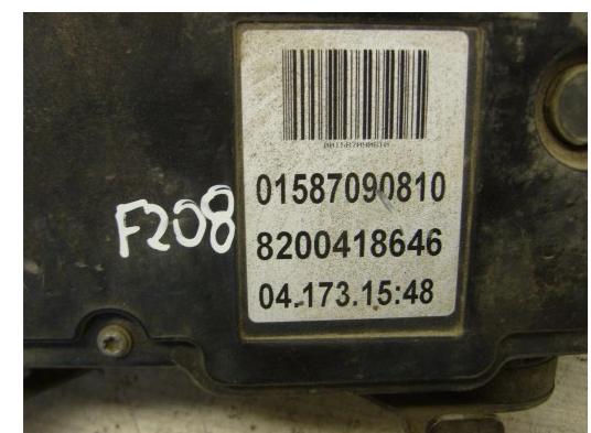 BRZDA: ručný elektrický 8200418646 ESPACE IV 4