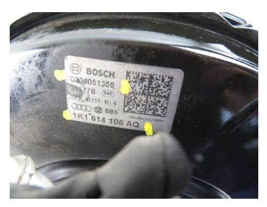 Posilovač AUDI A3 8P 1.9 TDI 0204051358