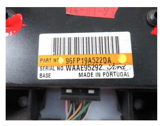 Panel kúrenia FORD FIESTA MK4 IV 96FP19A522DA