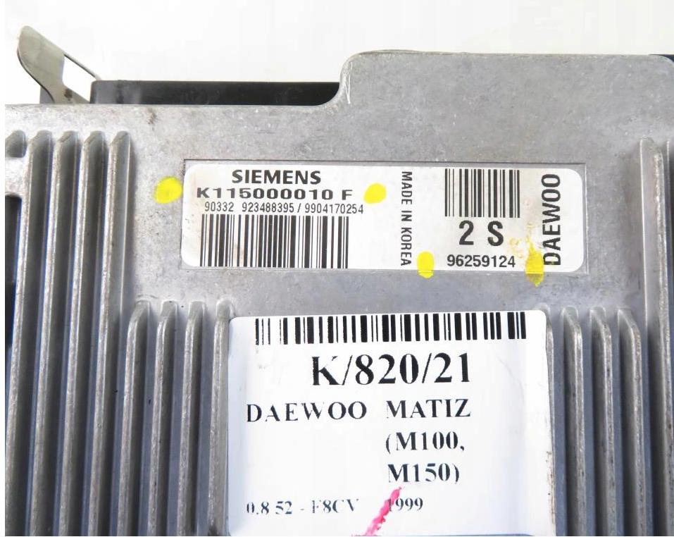 spinačka Riadiaca jednotka MATIZ 0.8 96259124 96315230
