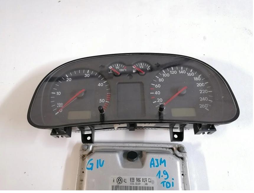 GOLF 4 BORA riadiaca jednotka Súprava 1,9 TDI 038906019CJ