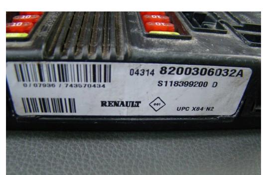 modul UPC riadiaca jednotka Renault Scenic II 8200306032A