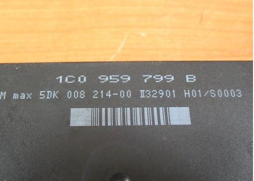 modul řídící jednotka komfortu VW PASSAT B5 1C0959799B