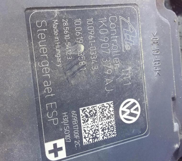 SKODA OCTAVIA II LIFT 1.4TSI: Pumpa ABS 1K0614517AT