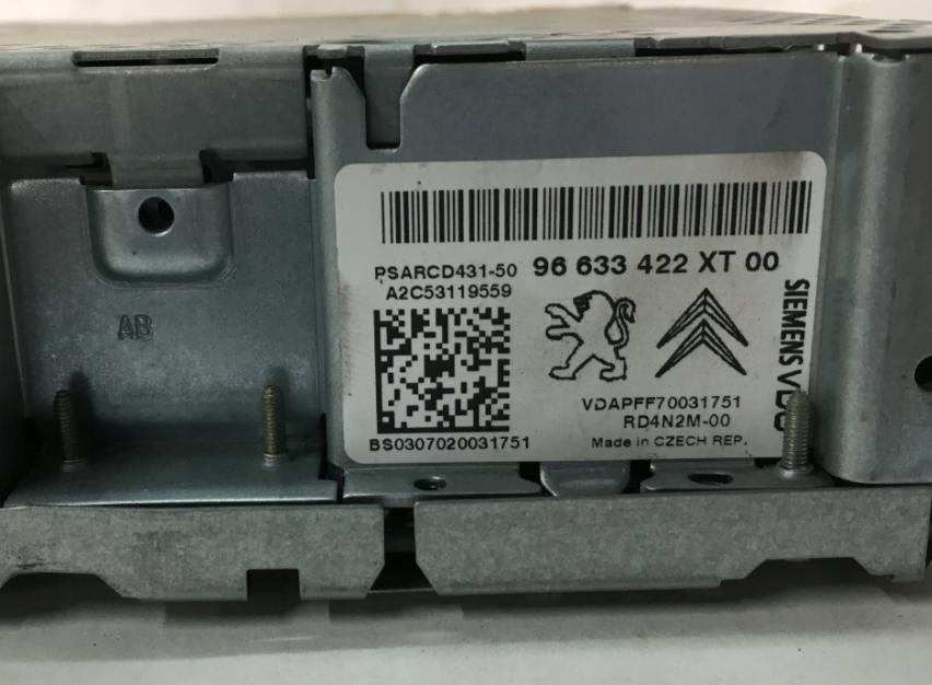 RADIO  PEUGEOT 207