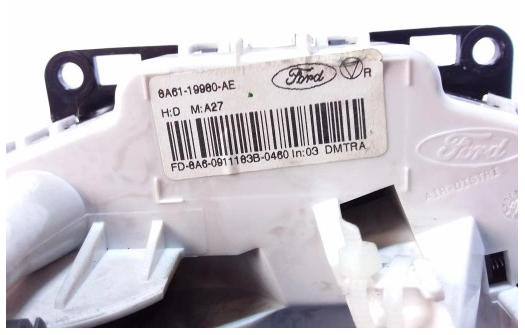 FORD FIESTA MK7 Panel kúrenia