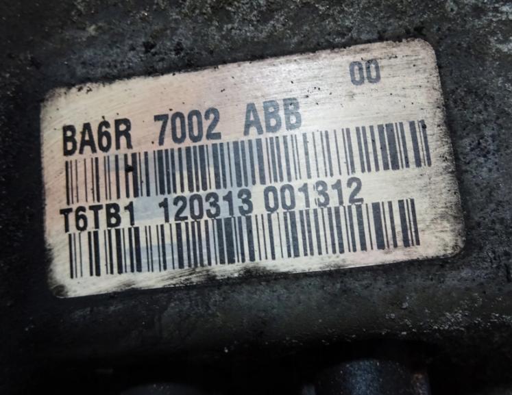 FORD FIESTA MK7  Prevodovka - BA6R7002ABB
