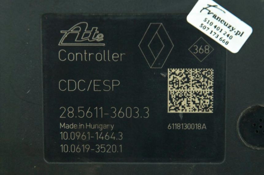 čerpadlo ABS ATE CDC Renault Scenic III - EU originál: