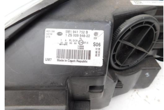 predné pravý VW Golf 5 V Plus: otočny