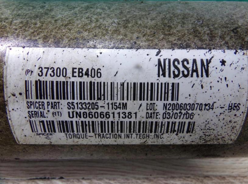 NISSAN NAVARA D40 2.5 DCI Kardaň, hriadeľ hnací
