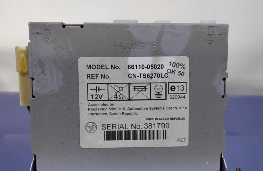 AVENSIS II T25 riadiaca jednotka Dislpej 86110-05020