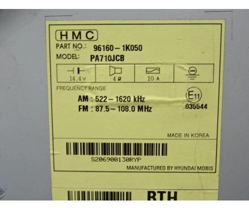 Radio CD Hyundai IX20