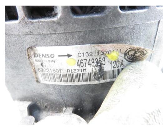 Alternátor ALFA ROMEO 156 1.9 JTD 32302 46748353