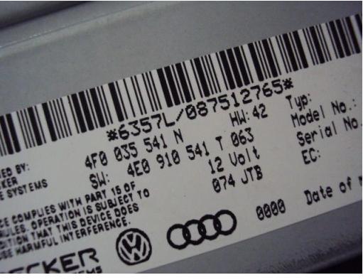 TUNER radia AUDI A4 B8 4F0035541N