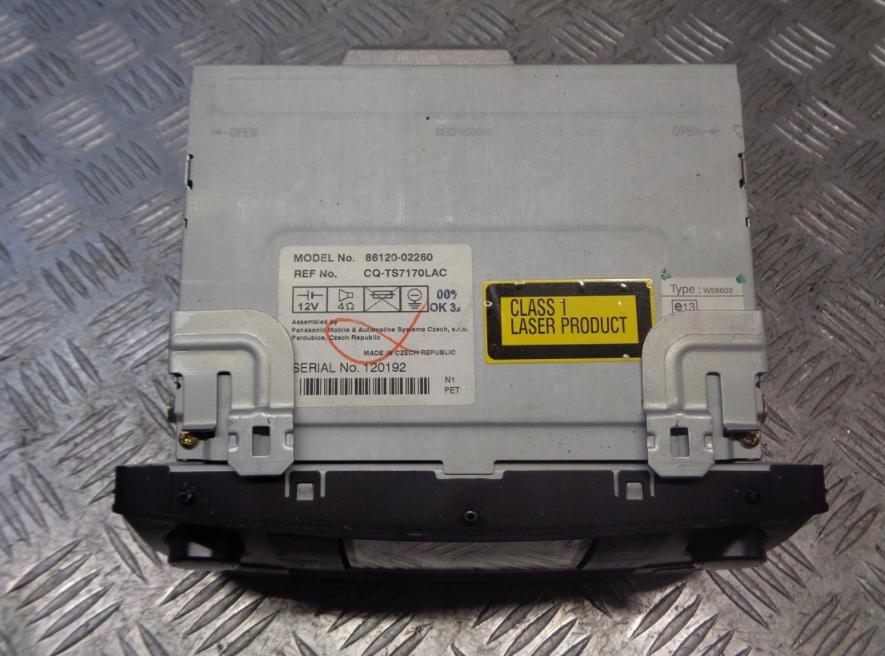 RADIO fabricky CD TOYOTA COROLLA E12 86120-02260