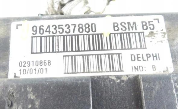 Modul BSM CITROEN C8 9643537880