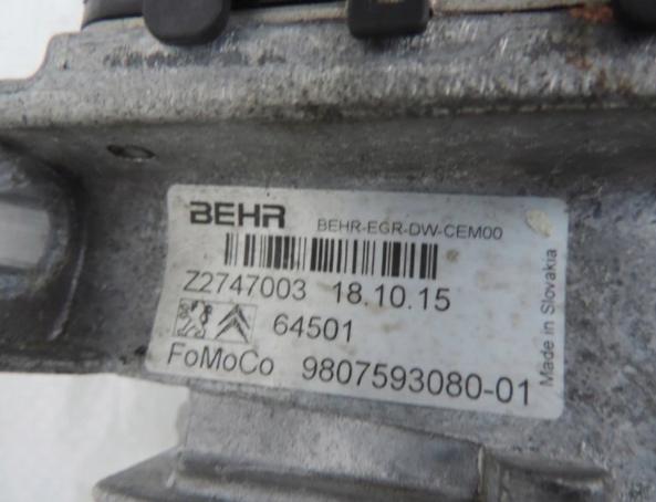 FORD KUGA MK2  ventil EGR 9807593080-01