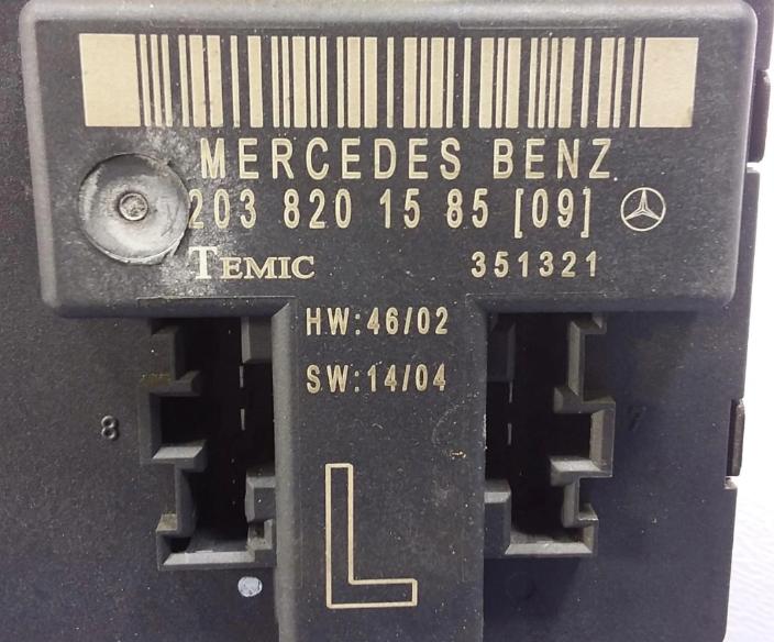 MERCEDES C W203 Modul Dvere ľavy predný 2038201585
