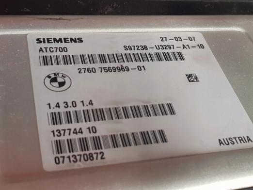 BMW X5 X6 E70 E71 Riadiaca jednotka prevodovky   7569969,