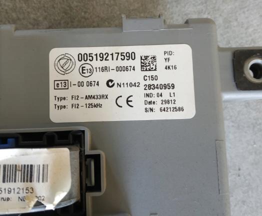 Modul BSI komfortu  do FIAT DOBLO 12R 1.6 MJTD 28340959