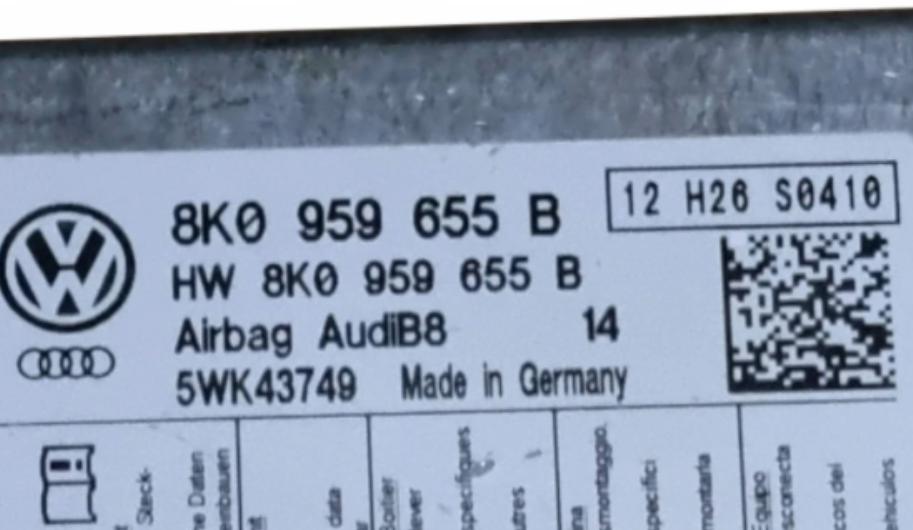 senzor airbag AUDI A4 A5 8K0959655B: