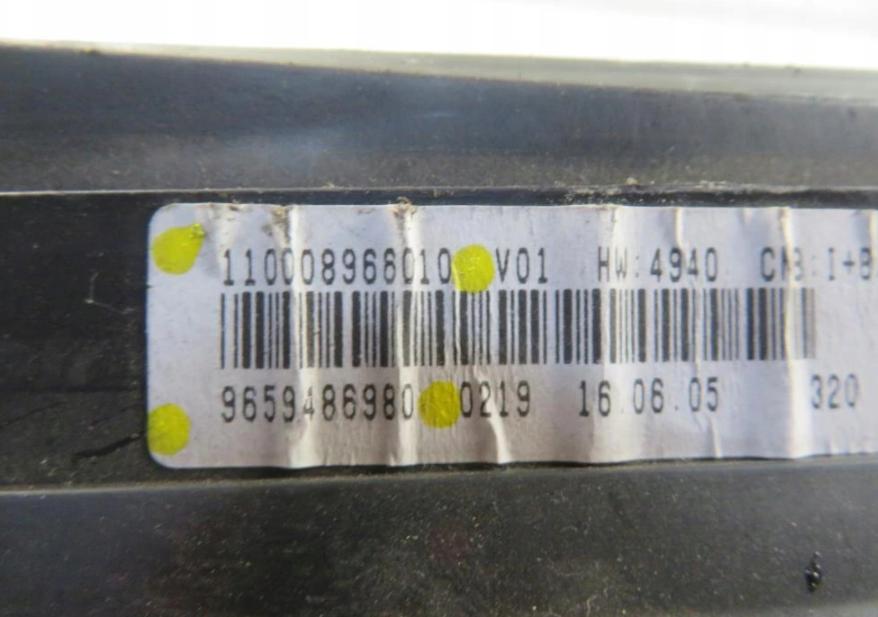 Prístrojovka CITROEN XSARA PICASSO I 2.0 HDi 9659486980