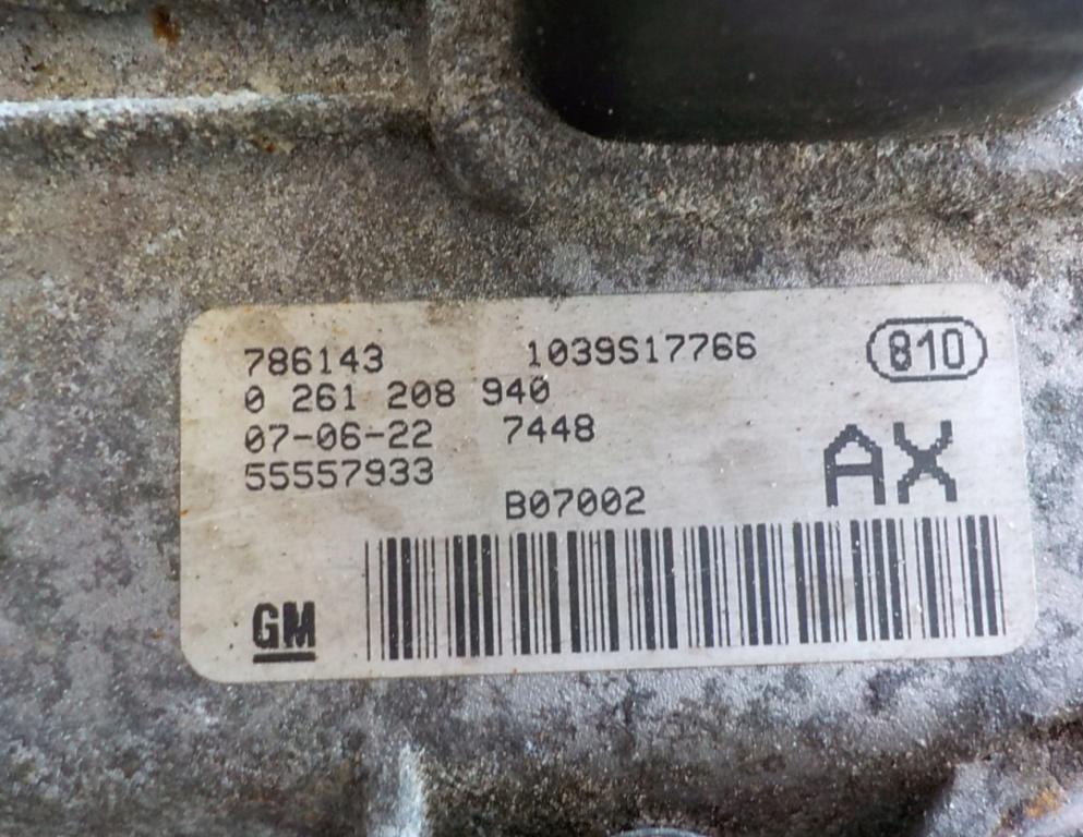 OPEL riadiaca jednotka Riadiaca jednotka 0261208940 55557933 AX ...