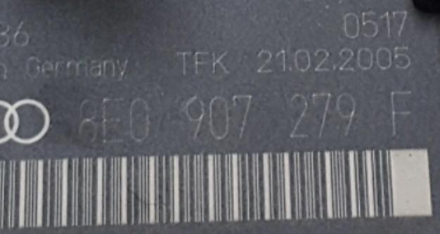AUDI A4 B6 00-04r Modul Riadiaca jednotka svetiel 8E0907279F