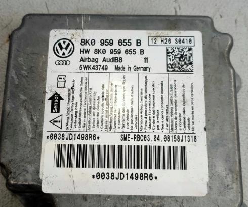 Modul airbag 8K0959655B: AUDI A4 B8