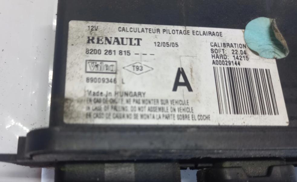 Riadiaca jednotka svetiel RENAULT LAGUNA II 8200261815