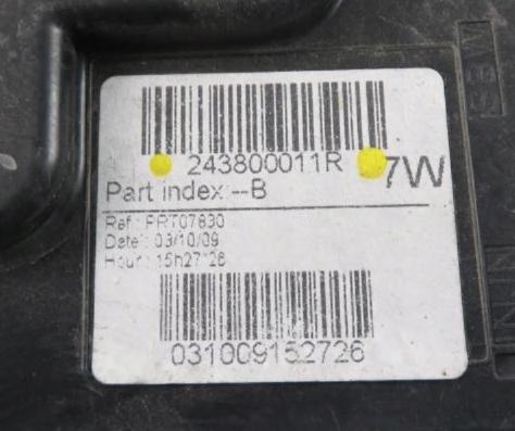 Modul akumulátora RENAULT SCENIC 243800011R