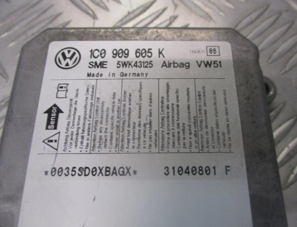 Modul senzor airbag VW POLO IV 9N 1C0909605K