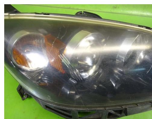 Reflektor: pravý svetlo: predné MAZDA 3 I BK 05r  Hatchback: 5d