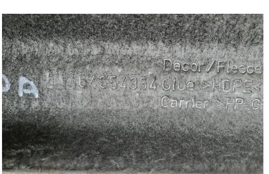 Pláto zadná zad OPEL CORSA D 5D 13233539