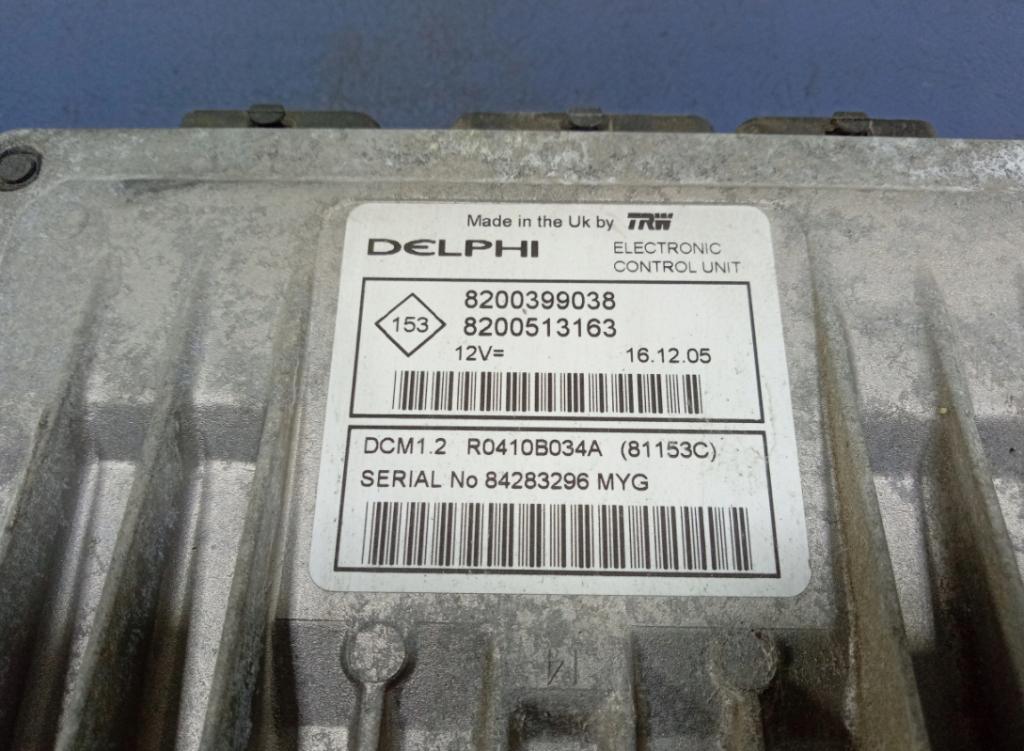 MEGANE II 1.5 DCI Riadiaca jednotka Motor 8200399038