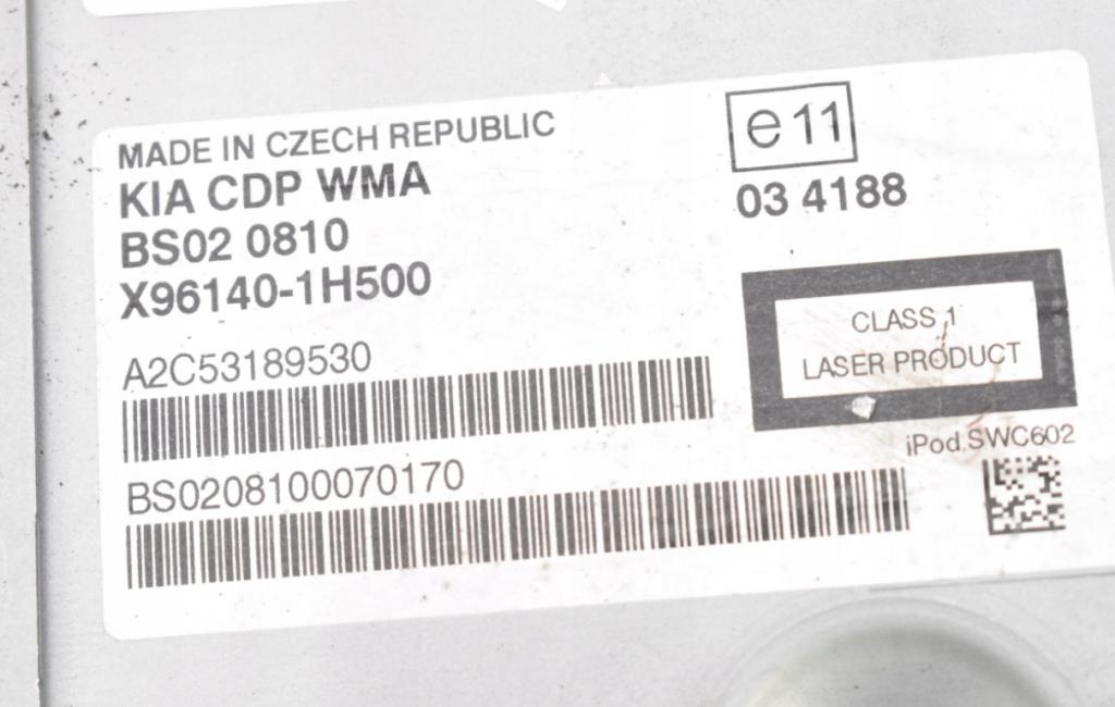 RADIO - CD MP3 RDS KIA CEED 1 I 08R