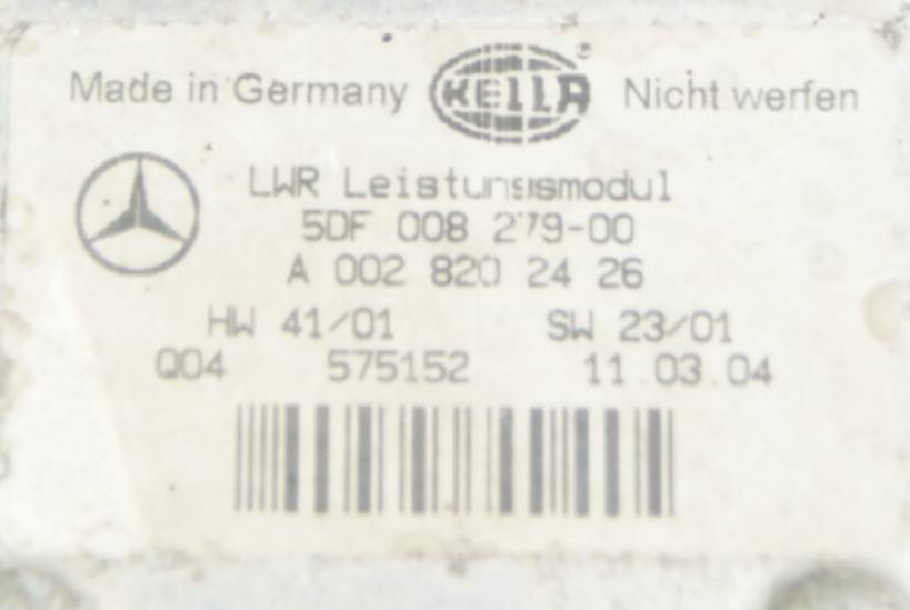 MERCEDES W211 Modul uhlu HELLA  A0028202426