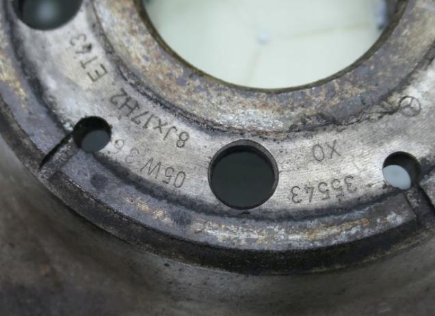 Disk hliník  Mercedes-Benz: OE  8 x 17  5x112 ET 43  A2214010202