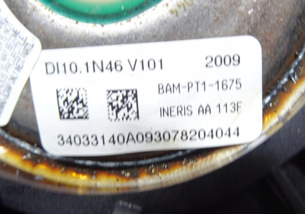 FORD FIESTA MK7 AirBag volantu