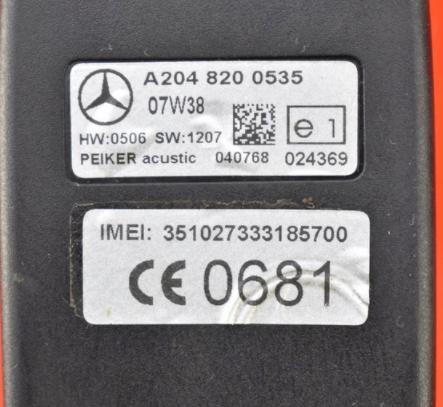 Modul telefónu BLUETOOTH MERCEDES E-KLASA W211 03R