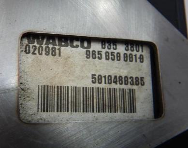 Potenciometer: plyn: pedál: Renault Stredná: DAF  9650500010