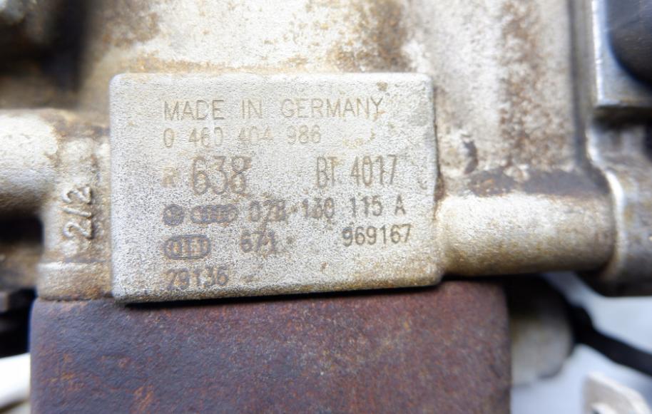 Pumpa vstrekovacia VW AUDI SEAT 1.9 TDI 0460404986