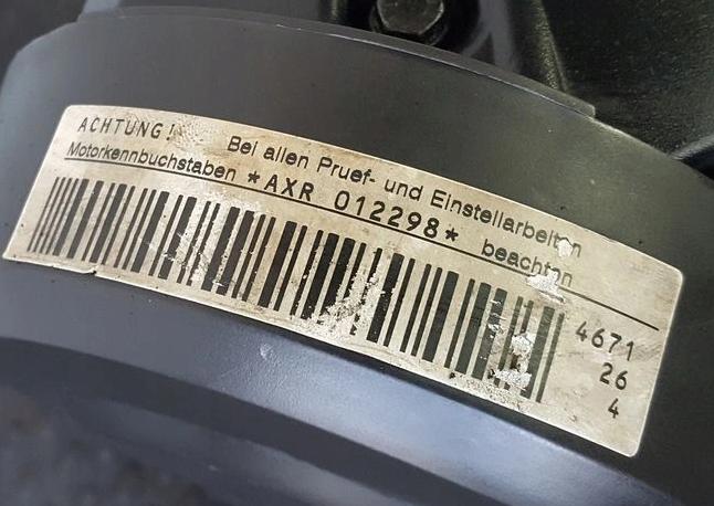 motor AXR VW Golf 4 IV 1,9 TDI