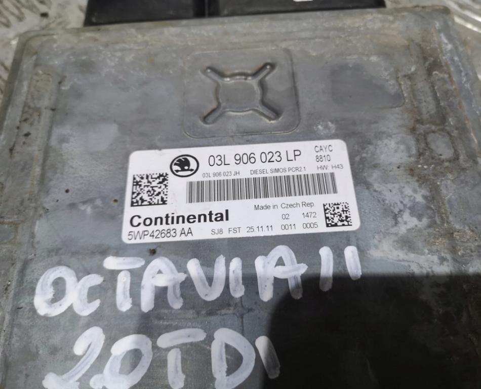riadiaca jednotka 03L906023LP, OCTAVIA II  1.6 TDI