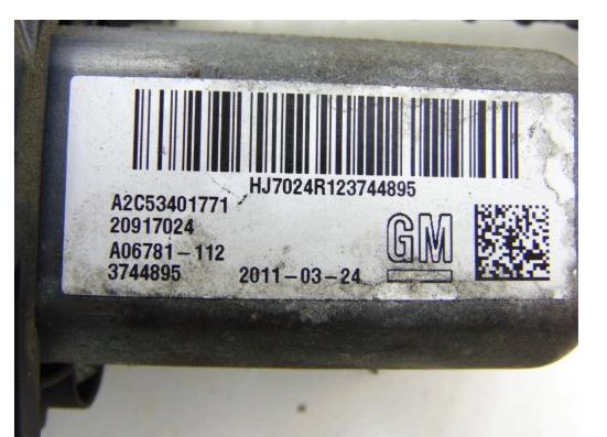 elektrický BRZDA: ručný OPEL INSIGNIA A A2C53401771
