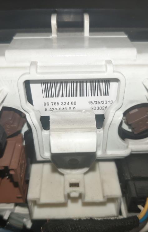 Panel riadenia klimatizácie Citroen OE 9676532480