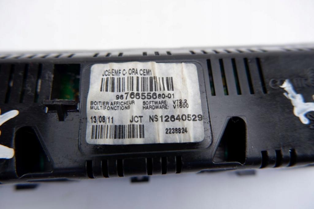 Dislpej EKRAN CITROEN C5 III X7 9676655680-01
